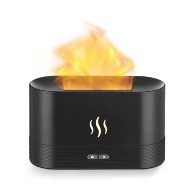 STYLISH AROMA DIFFUSER WITH LED FIRE IMITATION