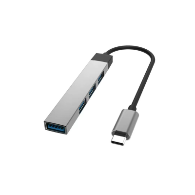 ULTRASLIM DATA AND POWER USB 2.0 + 3.0 HUB, 4 PORTS, USB-C (Type-C) CONNECTOR