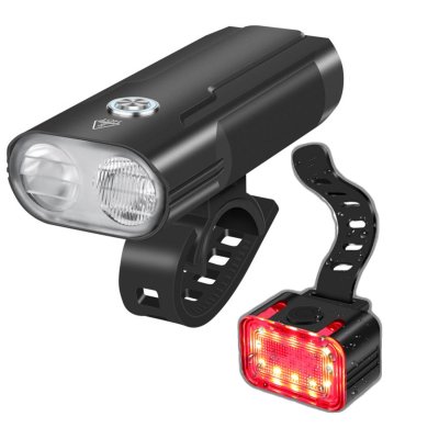 Set of two bike lights with USB-C charging