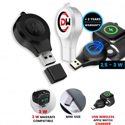 Wireless mini charger for Apple Watch, USB-A connector