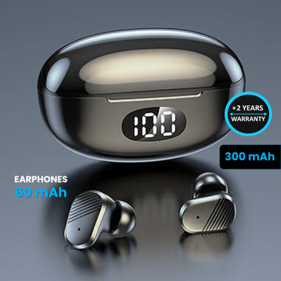 Bluetooth TWS handsfree earphones, black colour (PHO125)