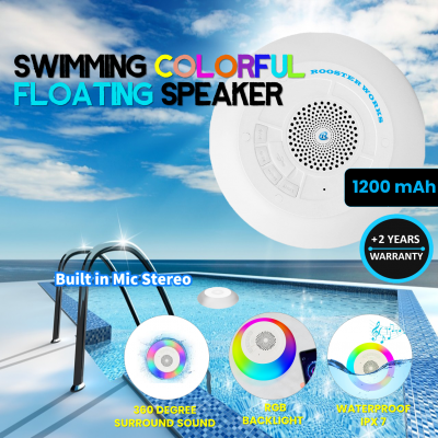 5 W WIRELESS FLOATING SPEAKER FOR POOL