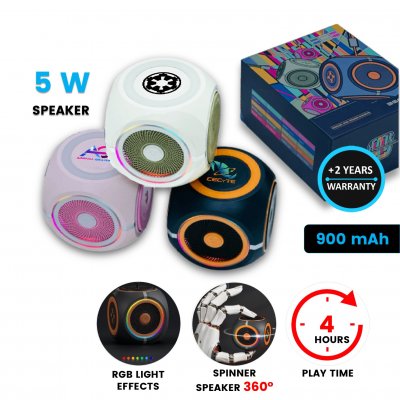 5 W wireless speaker, fidget spinner, with RGB color effects