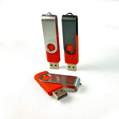 USB flash drive 2.0 TWISTER, 16 GB, red colour (UDM001)