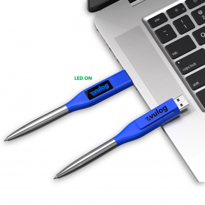 USB PEN WITH LED LOGO