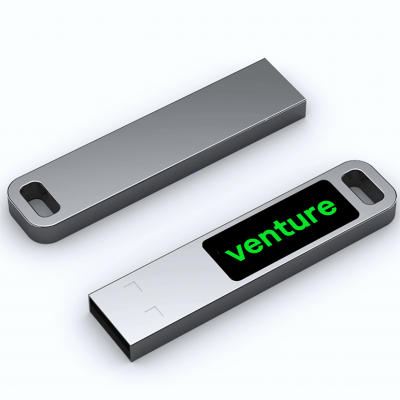 USB FLASH DRIVE WITH LED LOGO